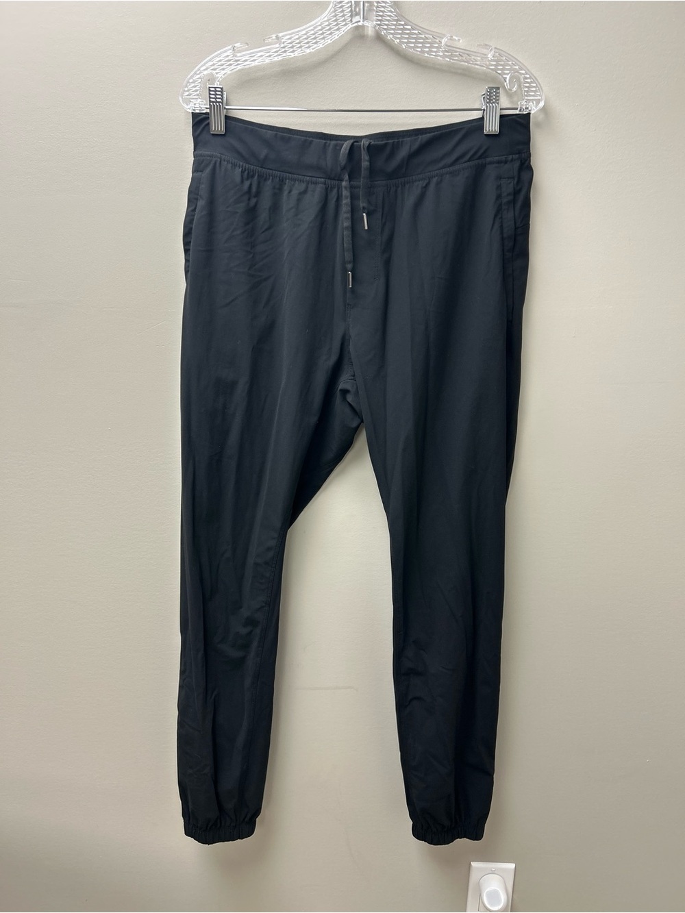 CRZ Yoga Men’s Stretch Drawstring Black Pants